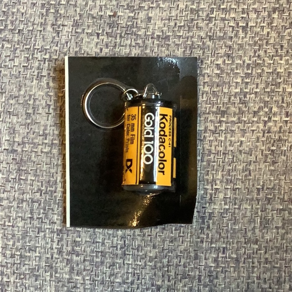Vintage Kodacolor Gold 100 Film Canister Keychain